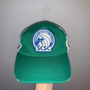 vintage southern california surf club trucker hat
